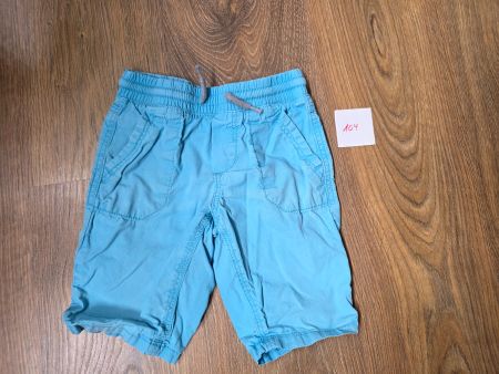 Stoffhose, Shorts, Bermuda, kurze Hose türkis Gr. 104