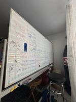 Grosses mobiles Whiteboard – doppelseitig, magnetisch, mit Z