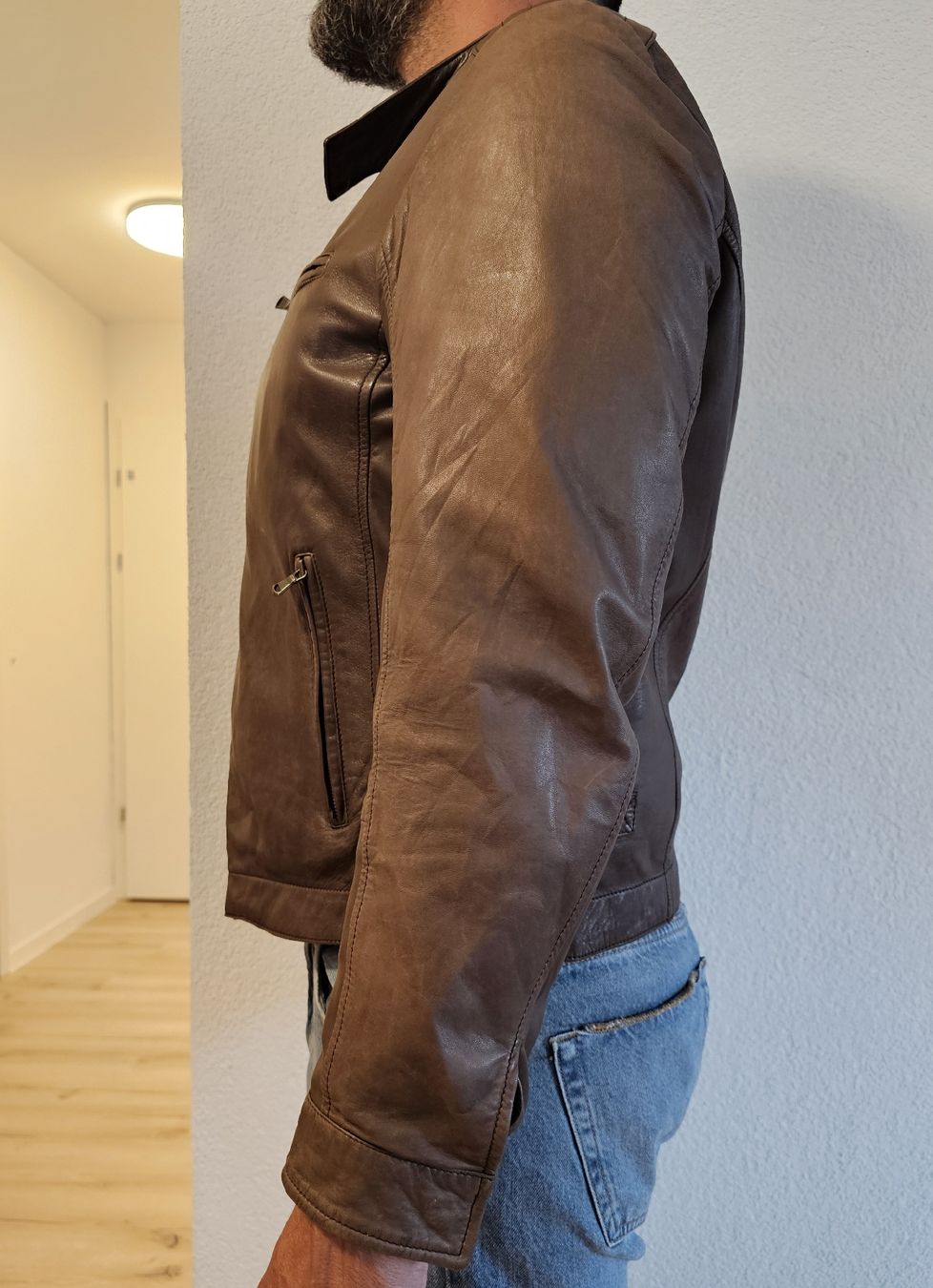 Brunello Cucinelli Giacche: Wunderschöne Echtlederjacke von Brunello Cucinelli, Grösse L – Usato da Dottikon venduto da Chicca_73 4