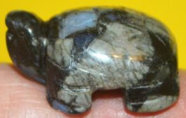 Deko – Heilsteine F-478 – Schildkröte – Rhyolith – 3x2cm