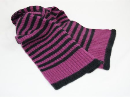 Possum Halstuch schwarz/fuchsia