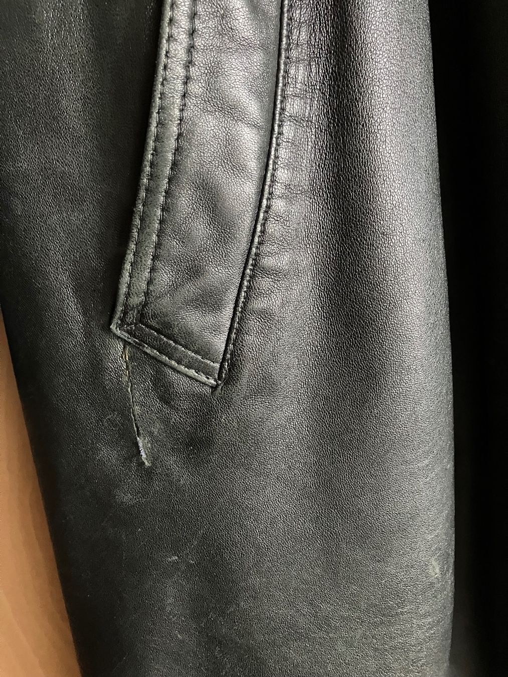 Cappotti: Herren Ledermantel, schwarz, Gr. 54 – Usato da Diepoldsau venduto da mabeapt 5