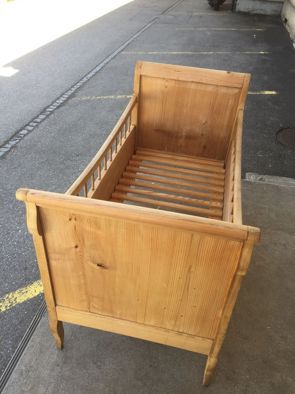 Letti: Antikes Biedermeier-Kinderbett – Usato da Wittenbach venduto da mar_69t6 4