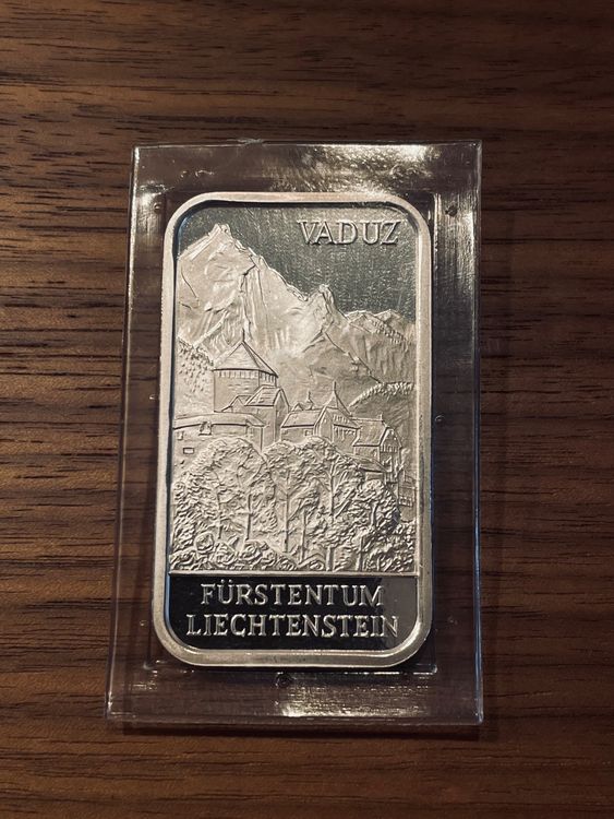 1 Unze Silber Schönes Lichtenstein Vaduz | Kaufen auf Ricardo