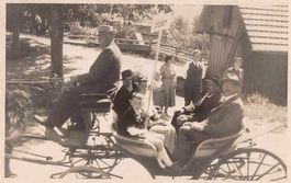 alte ANSICHTSKARTE aus BERN um 1925 - EHRENWAGEN im UMZUG