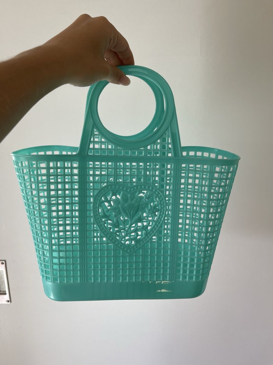 Taschen für Damen: Plastik-Korbtasche – Gebraucht aus Meilen von aca_sq6j