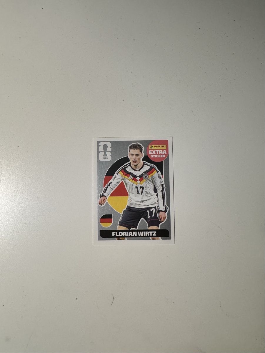 Panini Carte collezionabili: Florian Wirtz Panini Extra Sticker Silver – Nuovo e nell'imballaggio originale da Neuenegg venduto da mat_9nxq