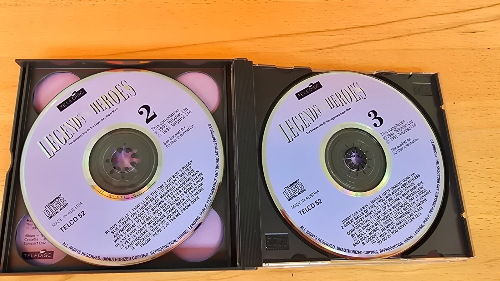 CD: CD Sampler "Legends & Heroes" 60 Tracks guter Zustand – Usato da Winznau venduto da banditgsf 4