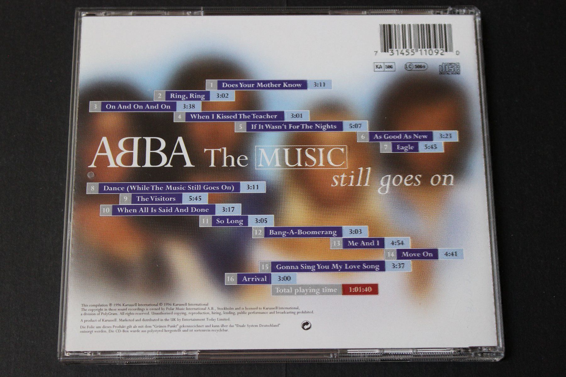 CD: ABBA - THE MUSIC STILL GOES ON CD!!!!!!! – Usato da Tübach venduto da JamesStone 2