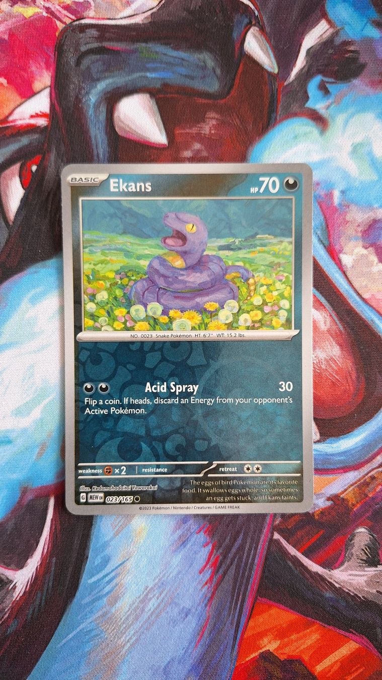Pokémon Sammelbilder & Trading cards: Ekans Rettan - Reverse Holo - Pokemon Mew 151 – Gebraucht aus Altstätten SG von GGsGameshop