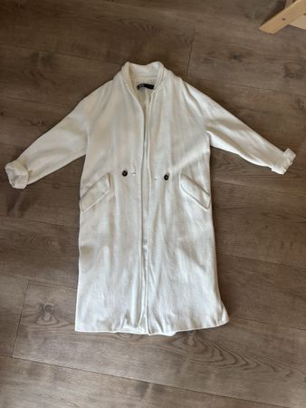 Damen Jacke ZARA Weiss Grösse S Neuwertig