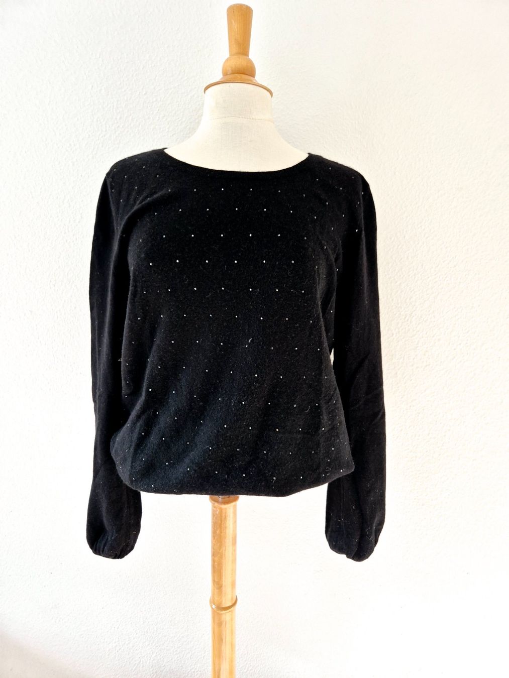 Maglioni & Felpe: CASHMERE KASCHMIR PULLOVER PULLI L 40 SCHWARZ TOP ZU HOSE – Usato da Elsau venduto da the-colorful-side 8