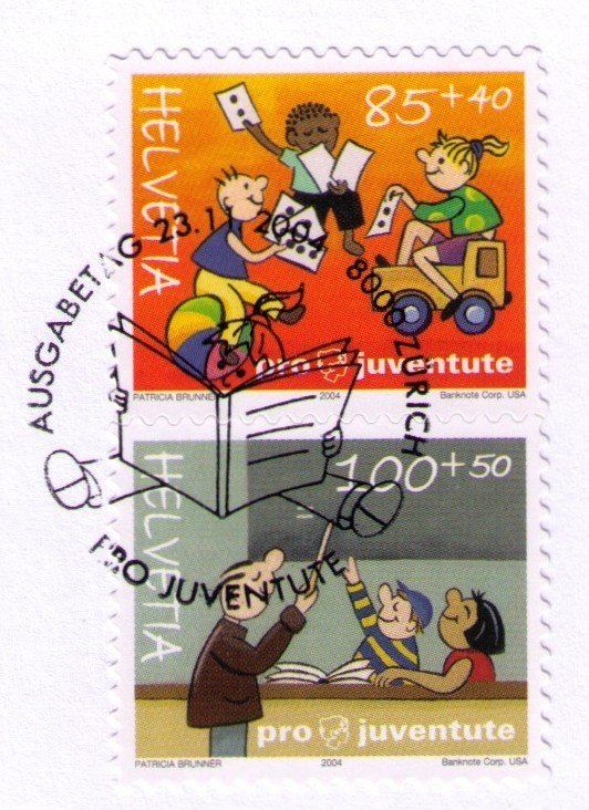 Tutti i francobolli: 2004_J374Aa+375Aa_Pro Juventute__FDC__MARKENHEFT-PAAR ! – Usato da Marthalen venduto da Ch_quality 1