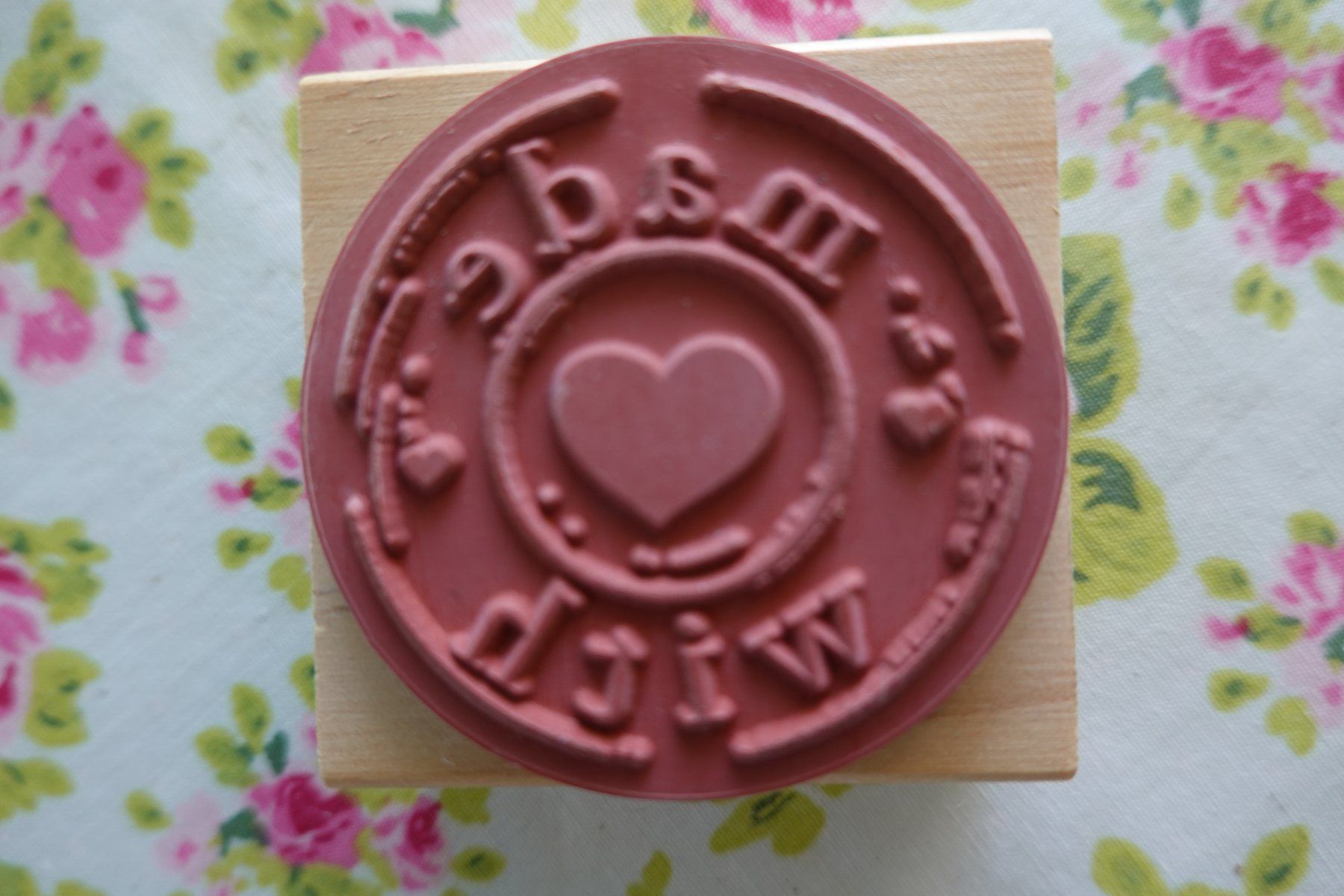 Timbri: Stempel "made with Love" neu & OVP Basteln – Nuovo (secondo la descrizione) da Jona venduto da simongarden 1