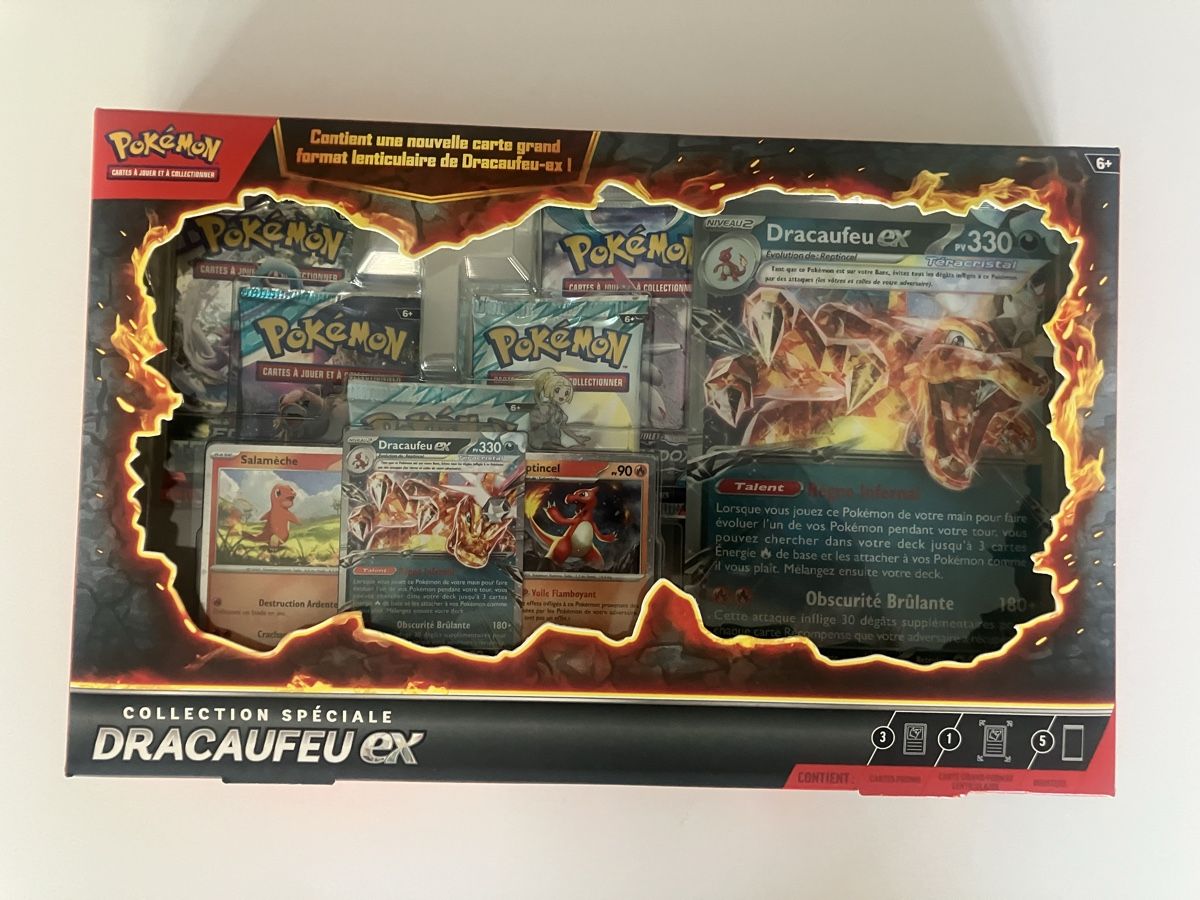 Pokémon Cartes à collectionner: Collection Spéciale Dracaufeu EX Pokémon Neuf – Neuf avec emballage d'origine à Hauterive NE par rom_gpm5