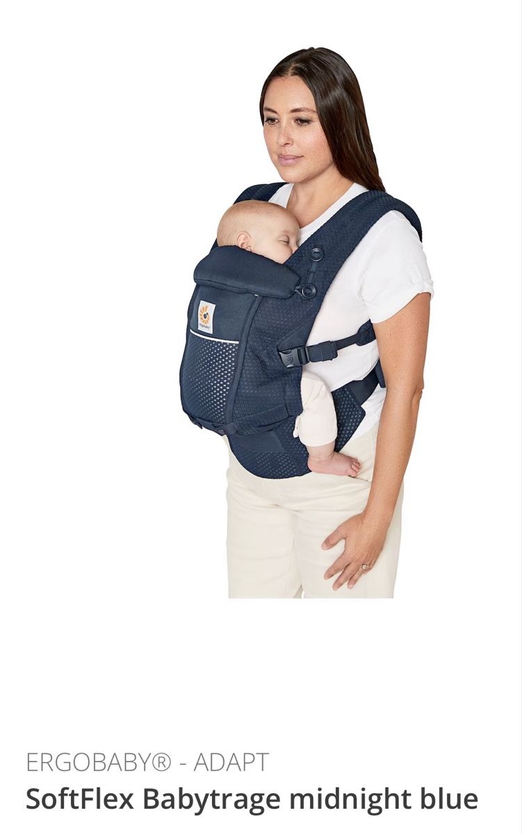 Ergobaby Bauch- & Rückentragen: Ergobaby Soft Flex Babytrage Midnight blue – Gebraucht aus Berg (Dägerlen) von nzelli