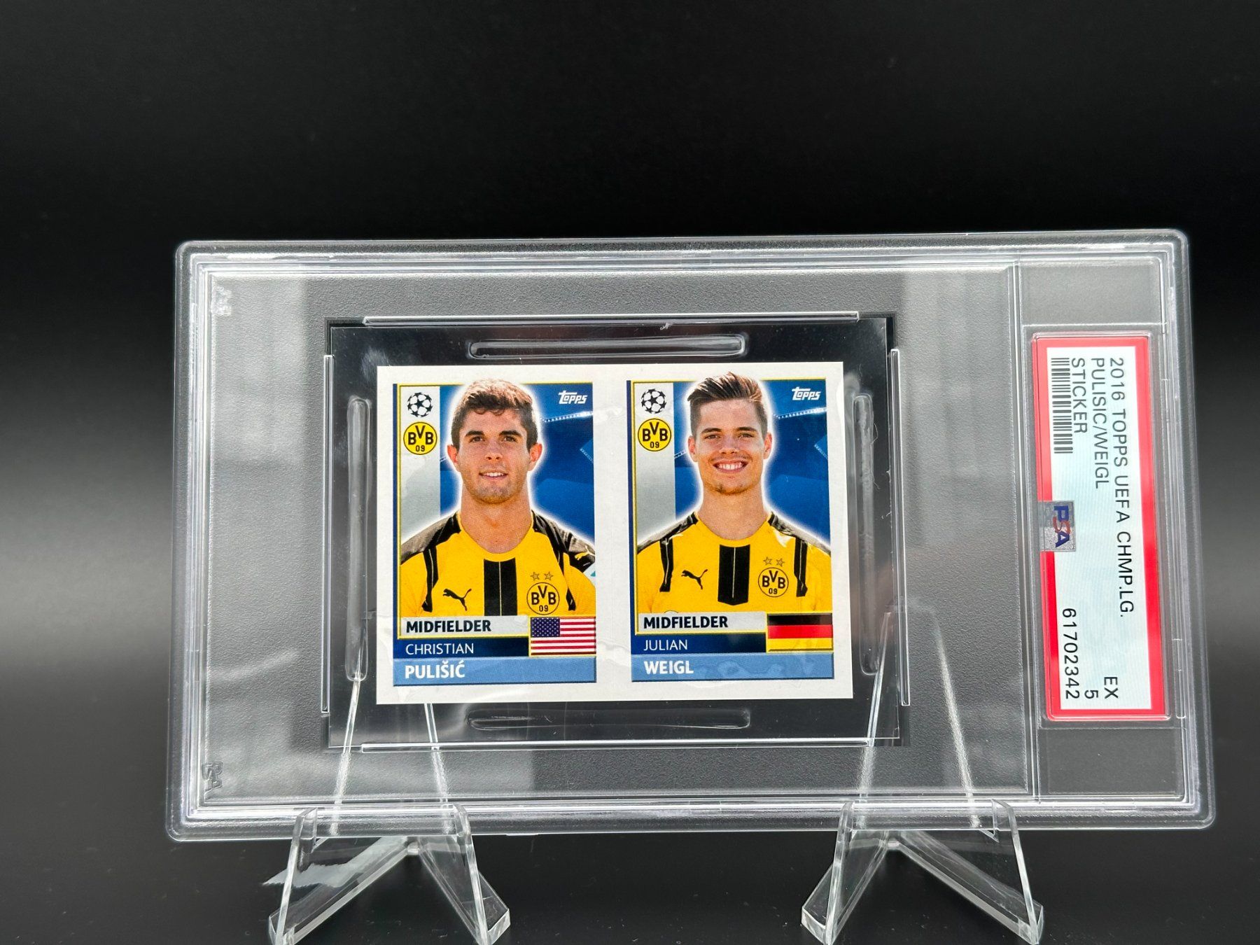 Panini Sammelbilder & Trading cards: Pulisic & Weigl Topps UCL 2016 PSA 5 – Neu (gemäss Beschreibung) aus Hagendorn von Pokecollectorch