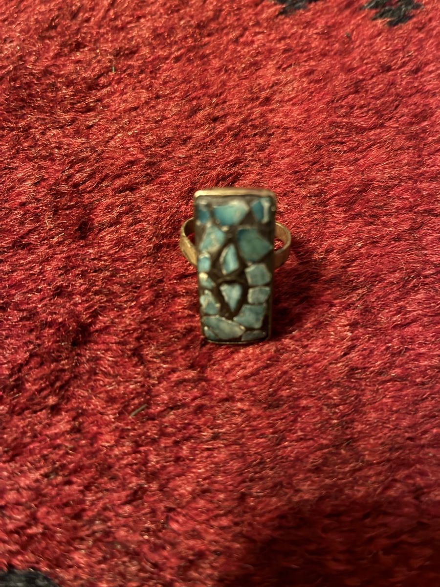 Ringe: Vintage Ring mit Türkis Steinen, – Gebraucht aus Urnäsch von schneewittli.