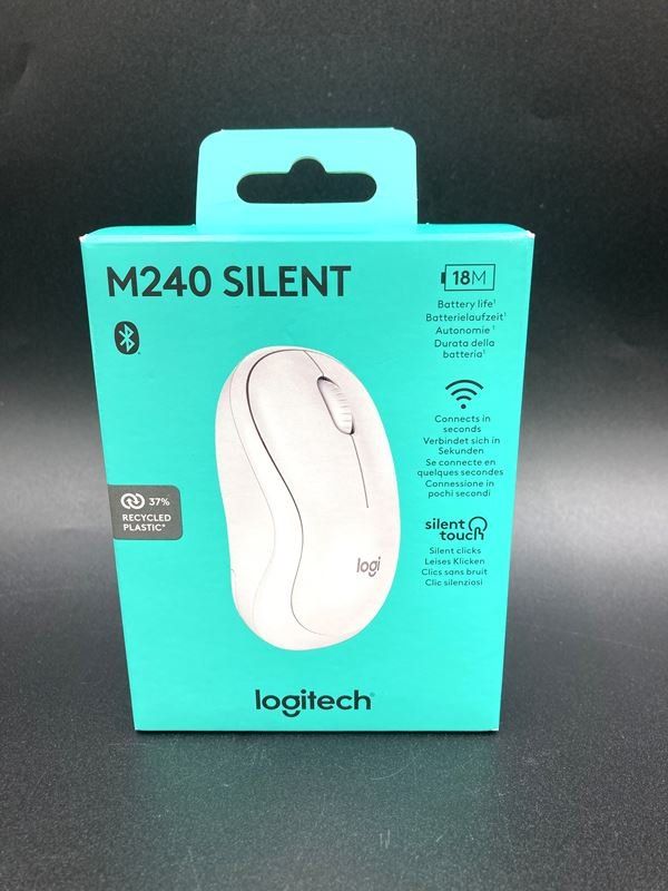 Logitech Mouse: LOGITECH | M240 Silent | Maus | Weiss | kabellos – Nuovo (secondo la descrizione) da Wittenbach venduto da Restwert_St-Gallen