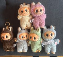 6 Pop Mart Labubu Plüsch Schlüsselanhänger Set neu