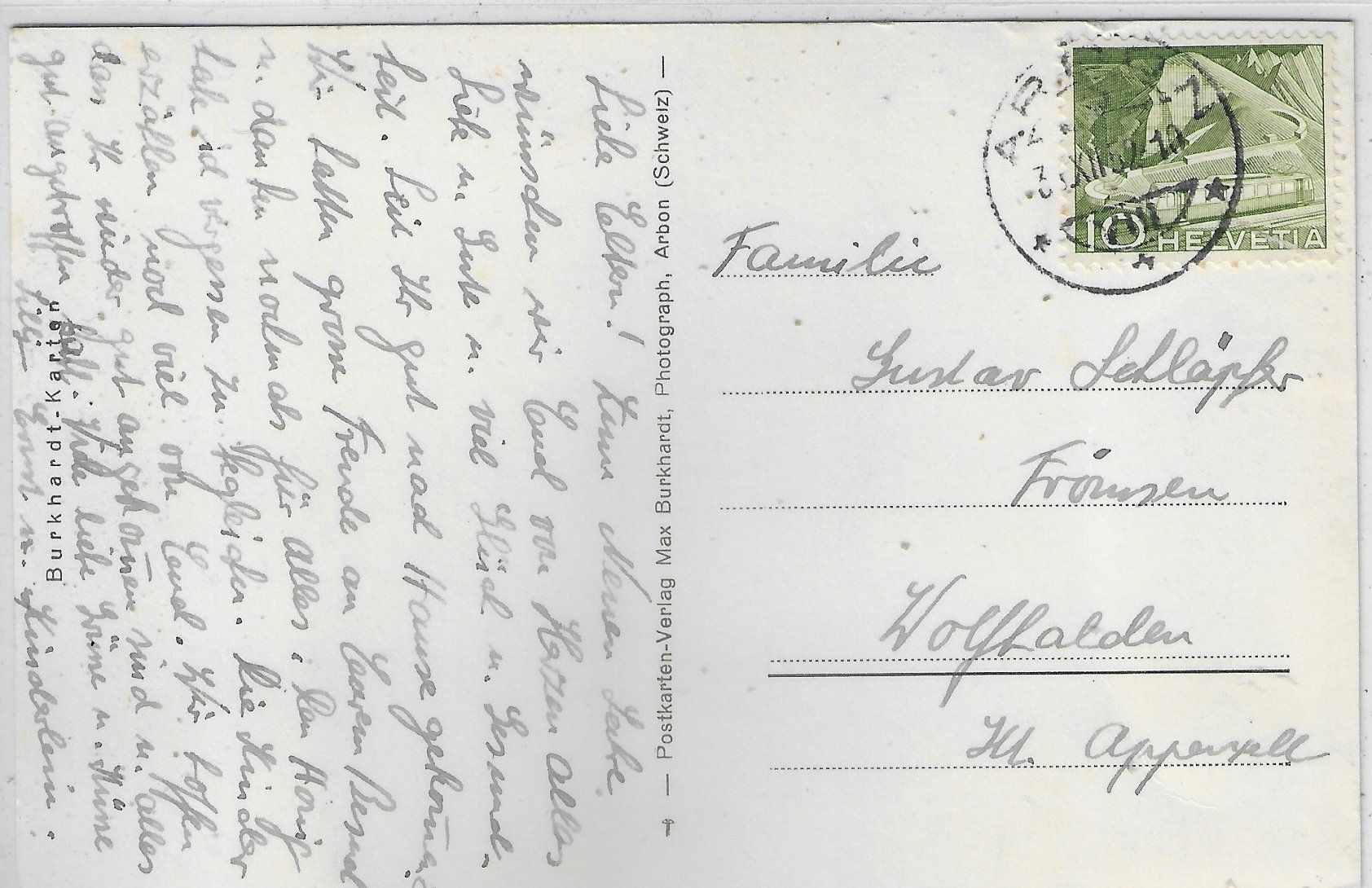Cartes postales: Arbon - Arboner Neujahrsgrüsse – D'occasion à Ettingen par Kartenplanet 1