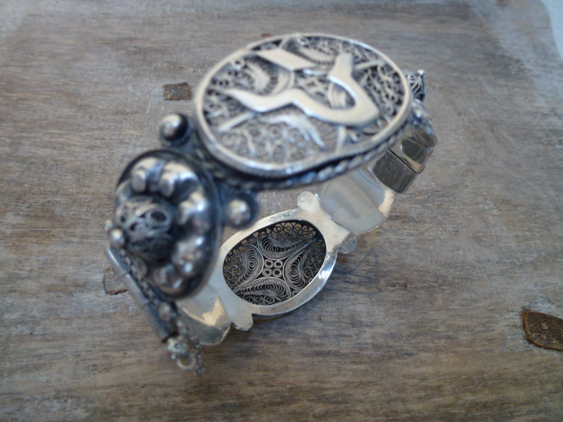Bracciali & Braccialetti: Alter Tibet Armreif Silber – Usato da Esslingen venduto da FetteSchnecke