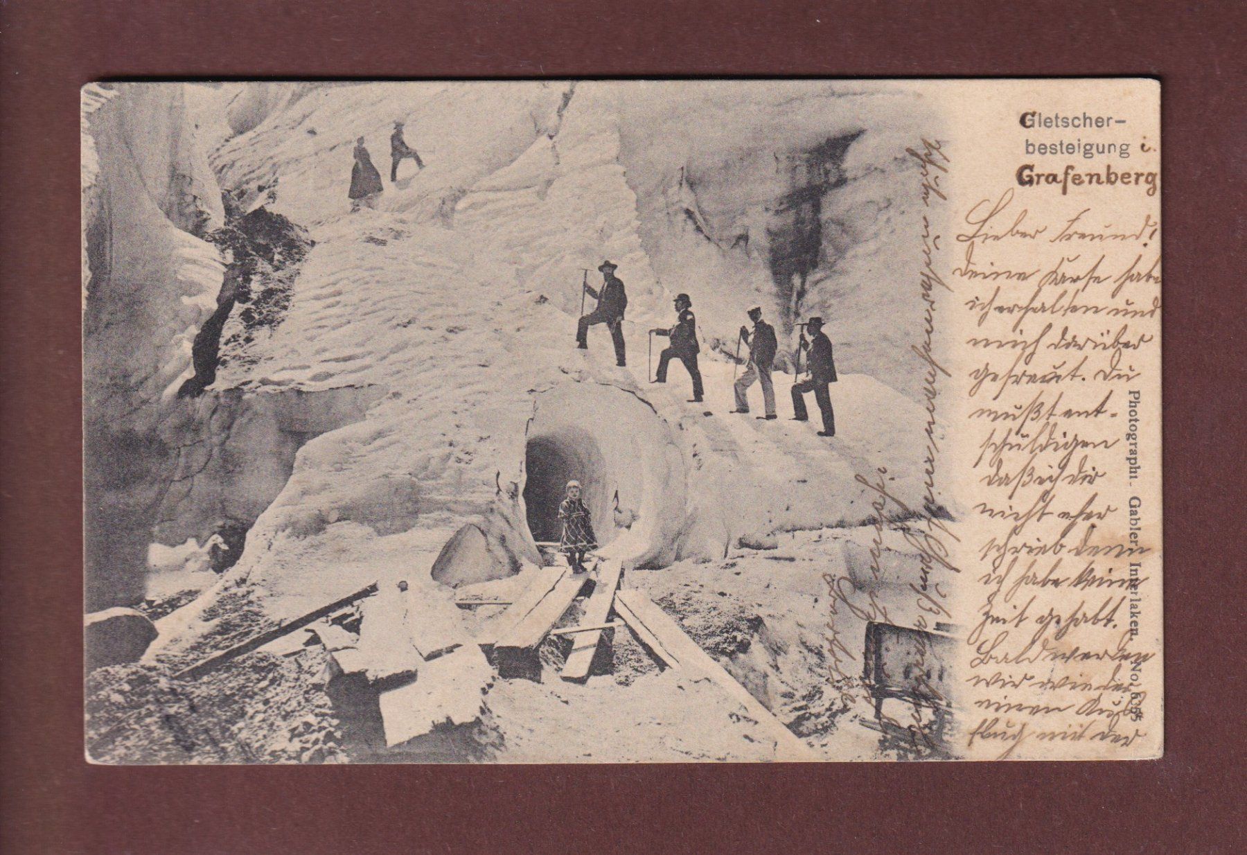 Cartes postales: GLETSCHER-BESTEIGUNG - 1906 – D'occasion à Pully par nicecards-shop