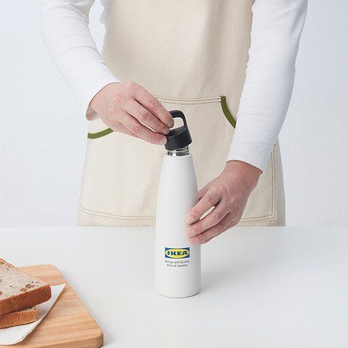 Ikea Borracce & Thermos: IKEA EFTERTRÄDA Stahlisofl 0.5 l weiß – Nuovo e nell'imballaggio originale da Rothenburg venduto da IKEA_Rothenburg 4