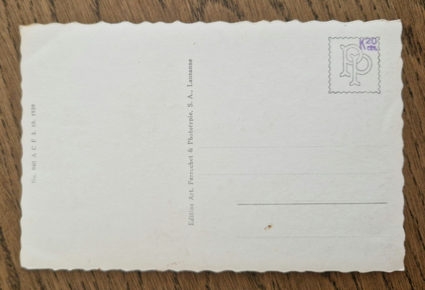 Cartoline postali: Neuchâtel 1939 – Usato da Ebikon venduto da Donar50 1
