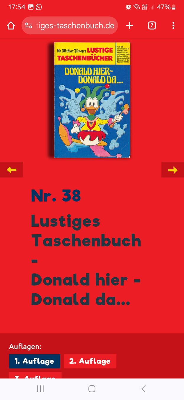 Comics: LTB Nr. 38 / Donald hier - Donald da... – Gebraucht aus Walenstadt von emynmuil1 3