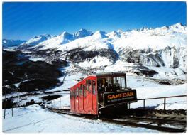 St. Moritz - Standseilbahn Muottas Muragl mit Skilift