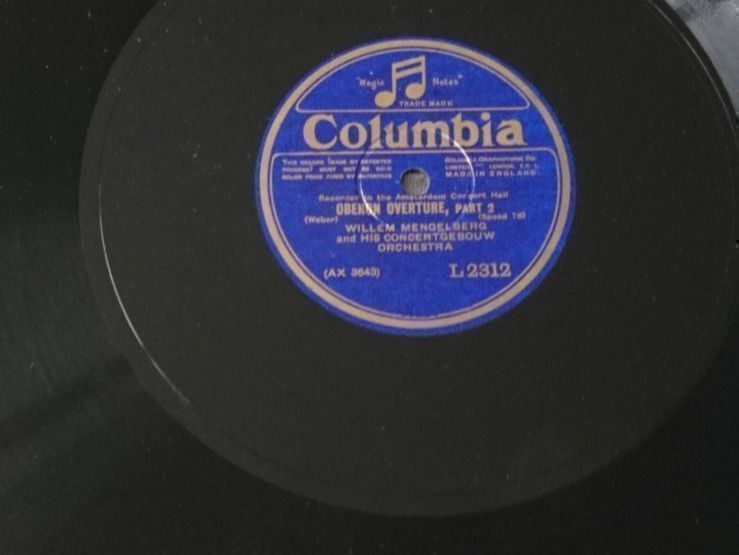 Dischi in vinile: Weber Oberon Overture Schellack LP – Usato da Luzern venduto da Einh0rn 1