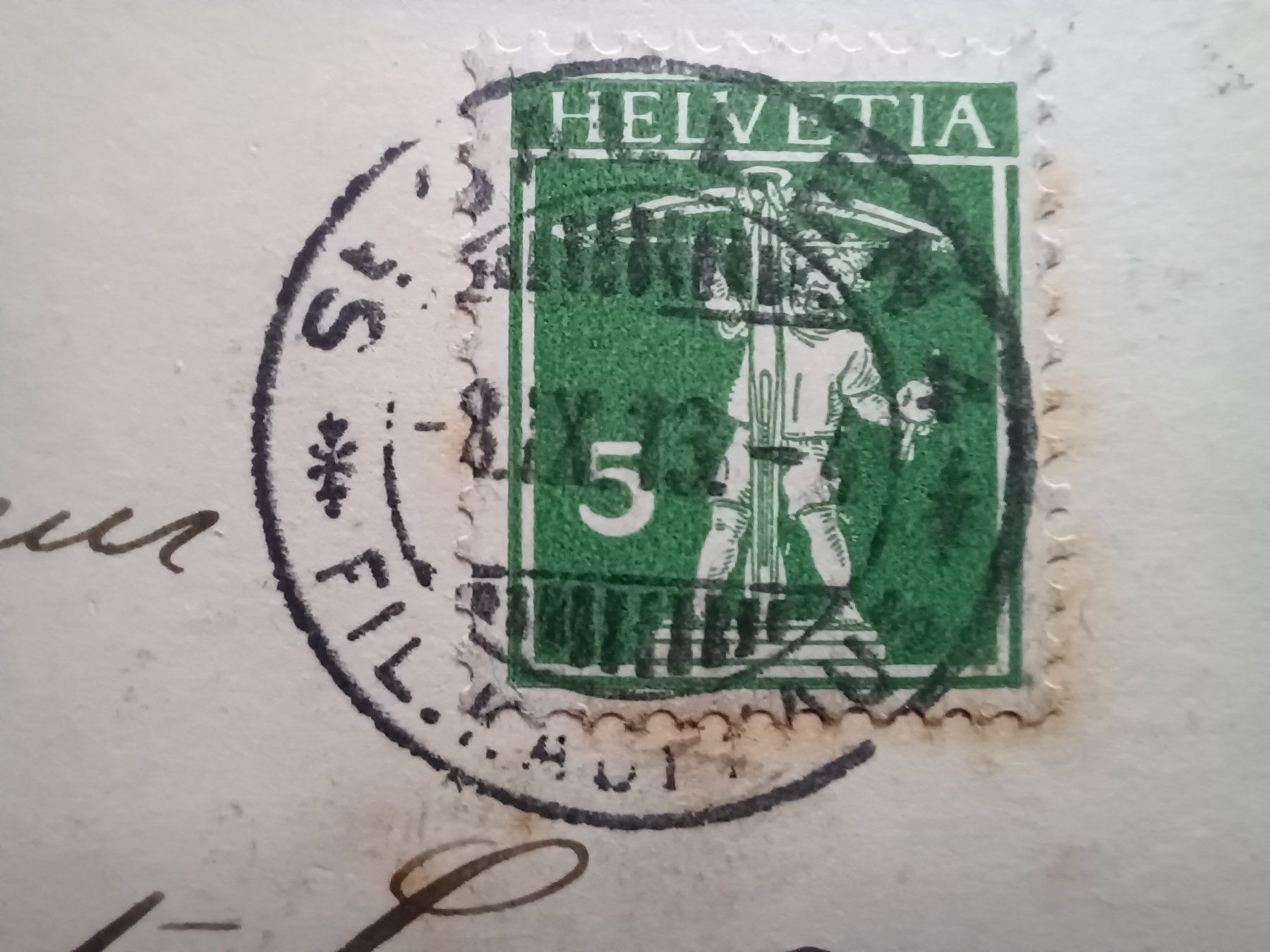 Cartoline postali: SG, St. Gallen mit Freudenberg, 8.IX.13 – Usato da Aarau Rohr venduto da mgvw 2