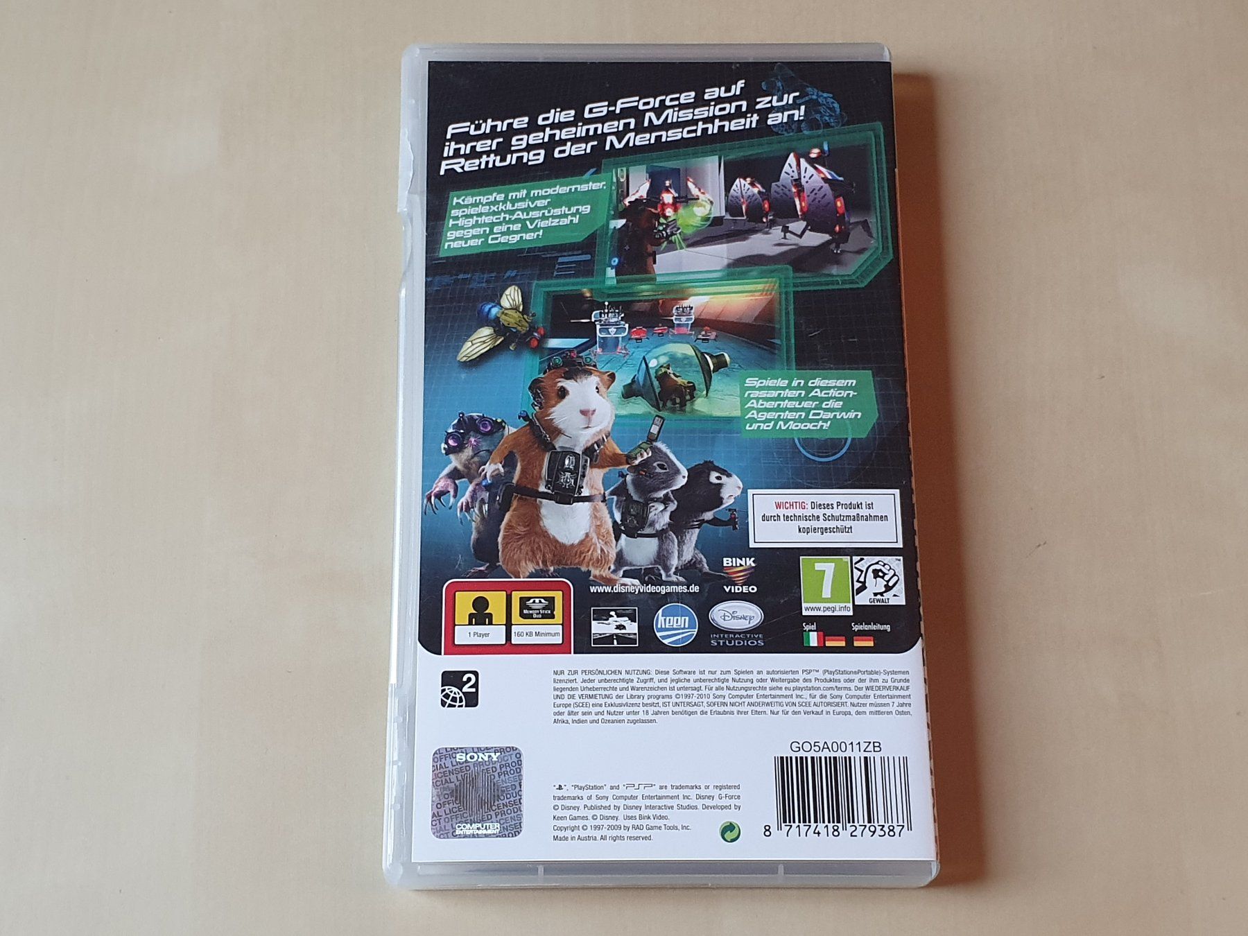 Sony Giochi: G-Force – Usato da Stansstad venduto da collectorsshop 1