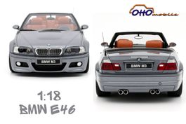 1:18 BMW M3 (E46) Cabriolet 2004, grey OttOmobile OT1006