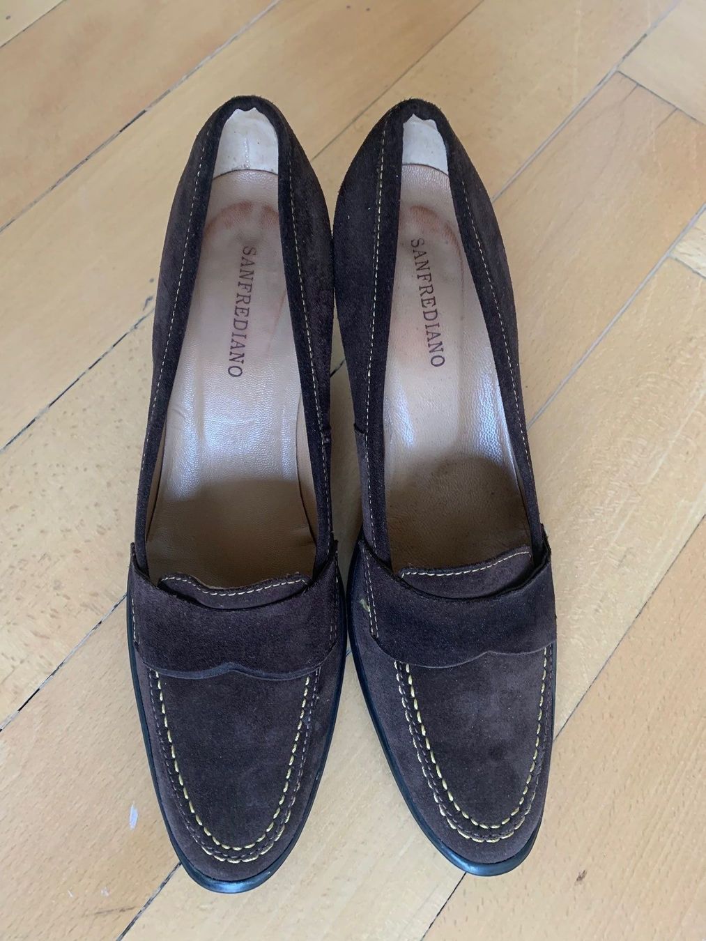 Scarpe da donna: Chaussures tallon suede cuir brun 38 – Usato da Küssnacht am Rigi venduto da FFKA