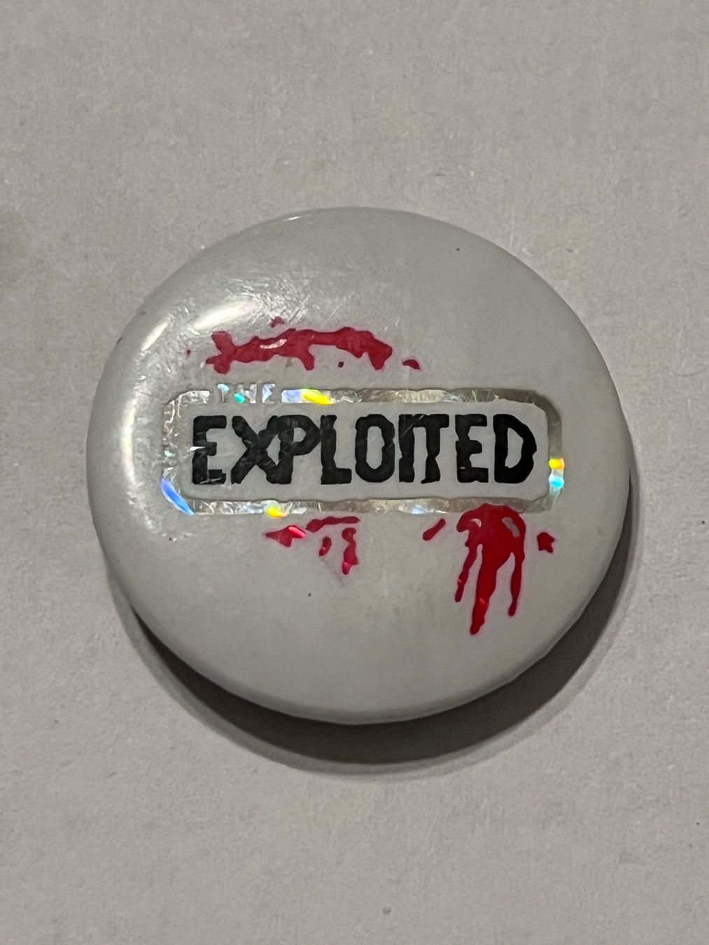 Placchette & Badge: Exploited badge Vintage – Usato da Corjolens venduto da san_kyv9