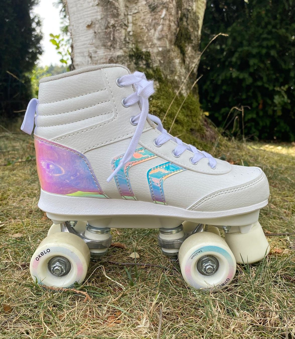 Pattini in linea & Pattini a rotelle: OXELO Kinder Rollschuhe Quad Dancing 100 – Usato da Altbüron venduto da maqunz 1