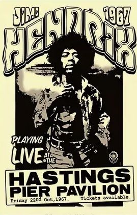 Insegne: Jimi Hendrix  Blechschild Metal Rock Band – Nuovo (secondo la descrizione) da Horn venduto da abutre72