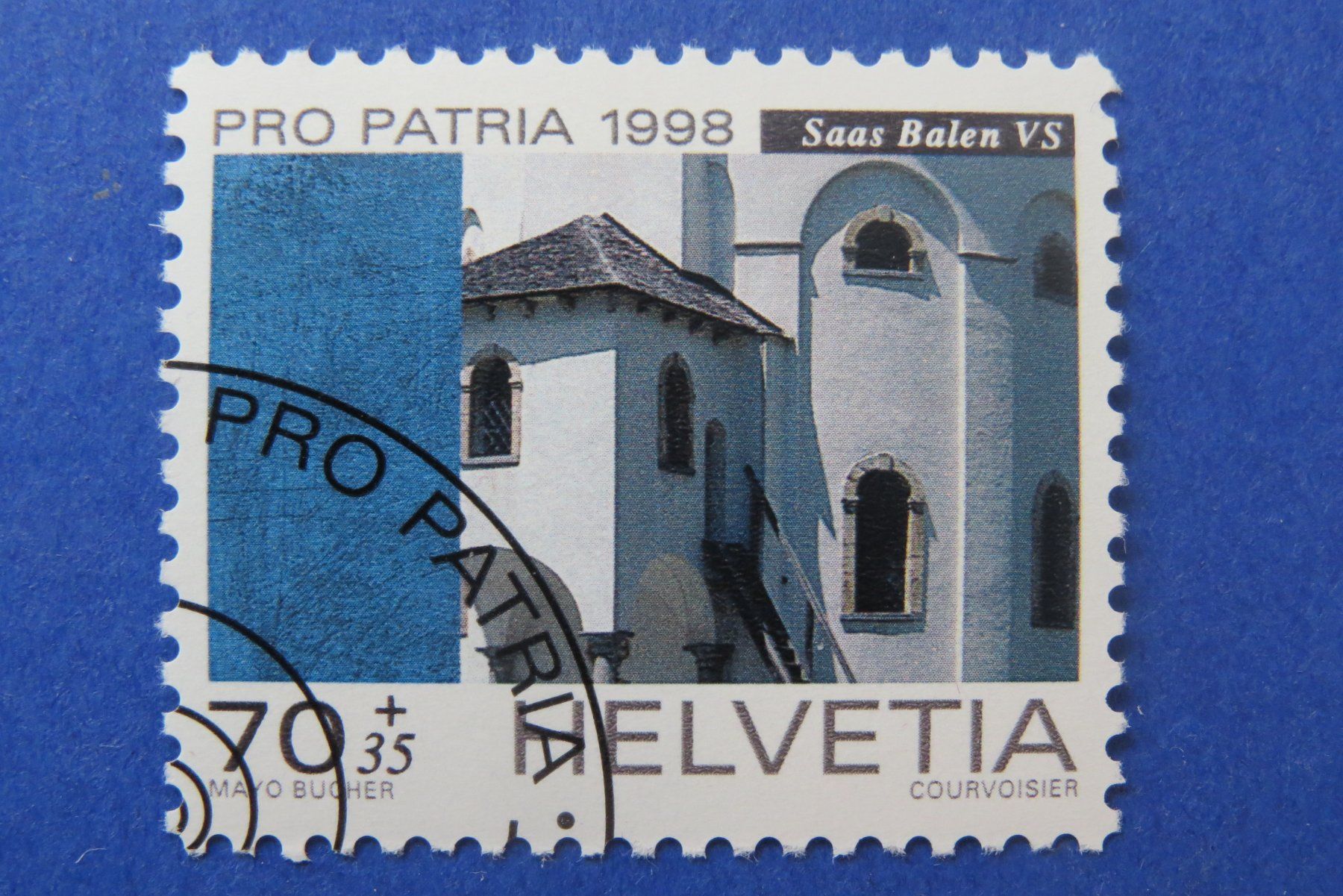 Tutti i francobolli: Serie Pro Patria 1998 - off.Ersttag-Eckstempel BERN – Usato da Brunnen venduto da Kumari 1