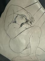 TREMOIS Pierre- Yves (1921) Nu assoupli litho signée 