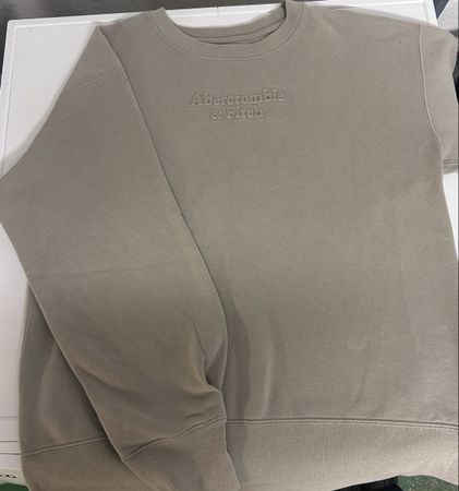 Sweatshirt Abercrombie & Fitch beige taille S bon état