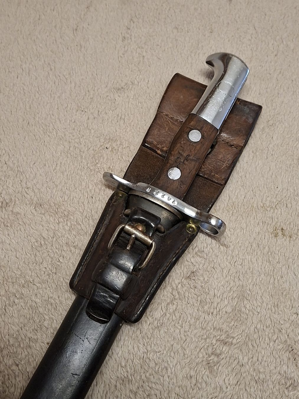 Schweizer Armee Armi bianche: Säbelbajonett M1906 – Usato da Neuenkirch venduto da STMK21 4