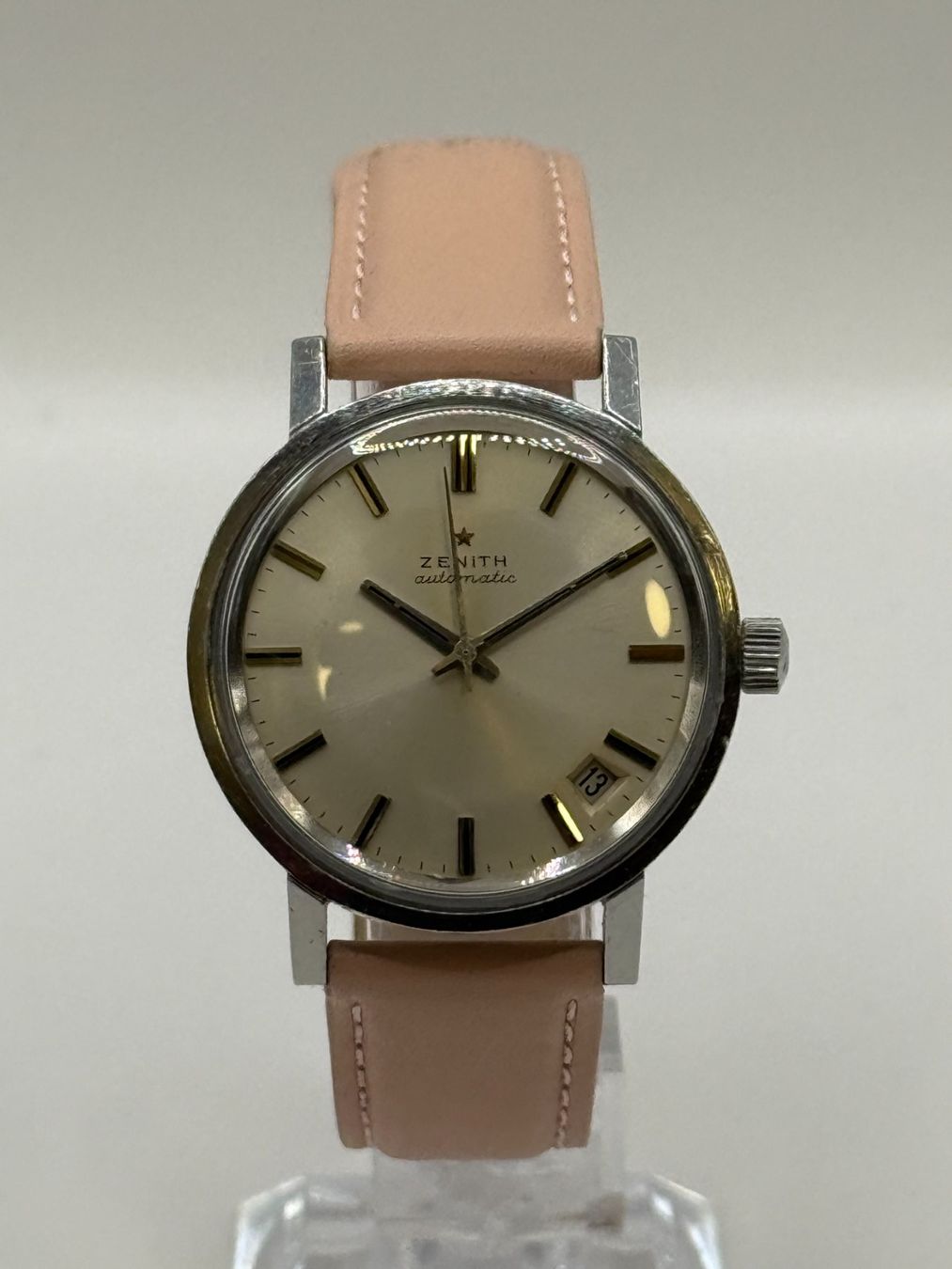 Zenith Orologi: Zenith Automatic Vintage acier cadran champagne – Usato da Bottens venduto da Evergold.ch