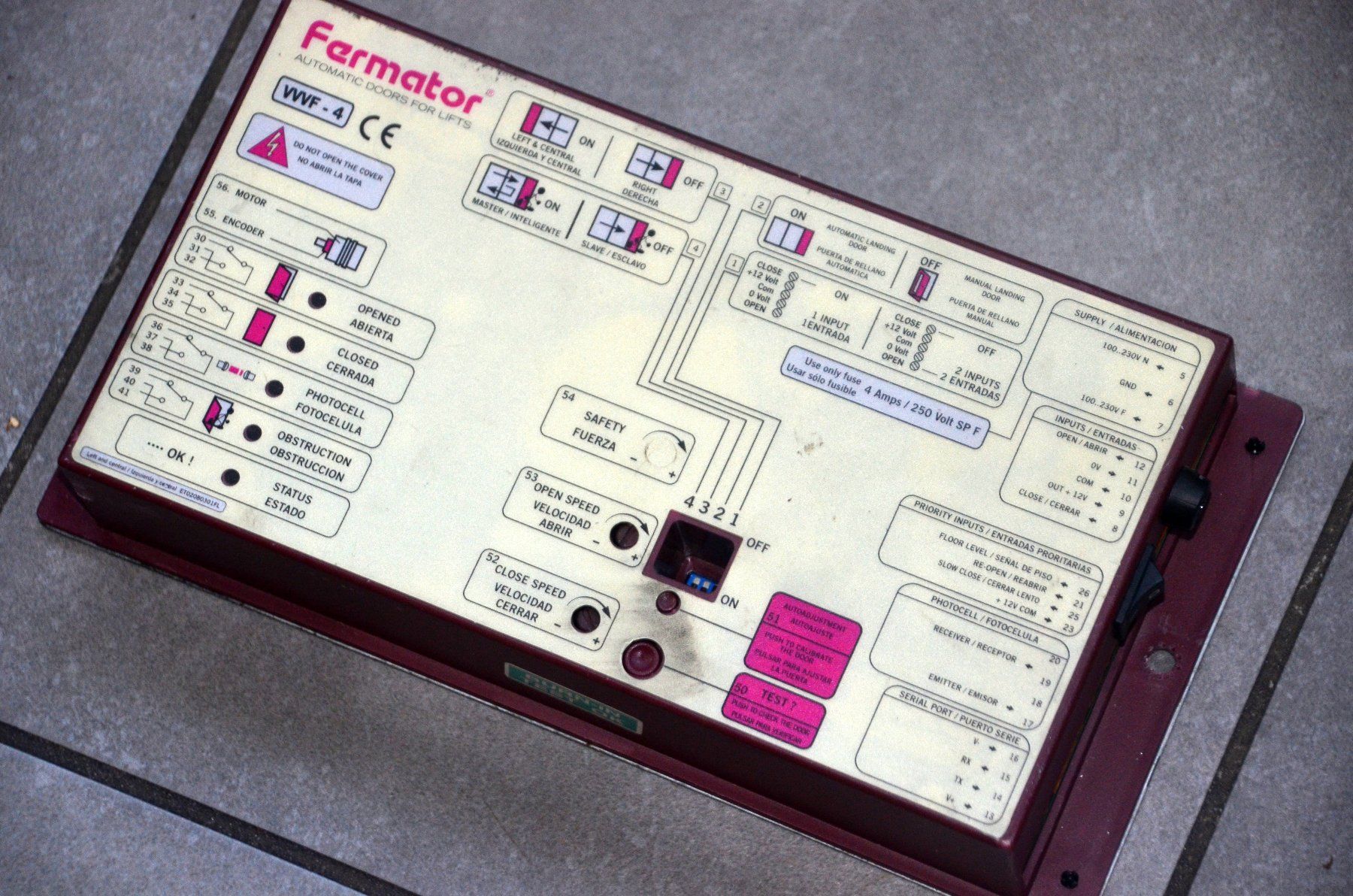 Componenti elettronici: Fermator VVVF-4 Türsteuermodul / Module de commande de porte – Usato da Collonges venduto da arashee 1