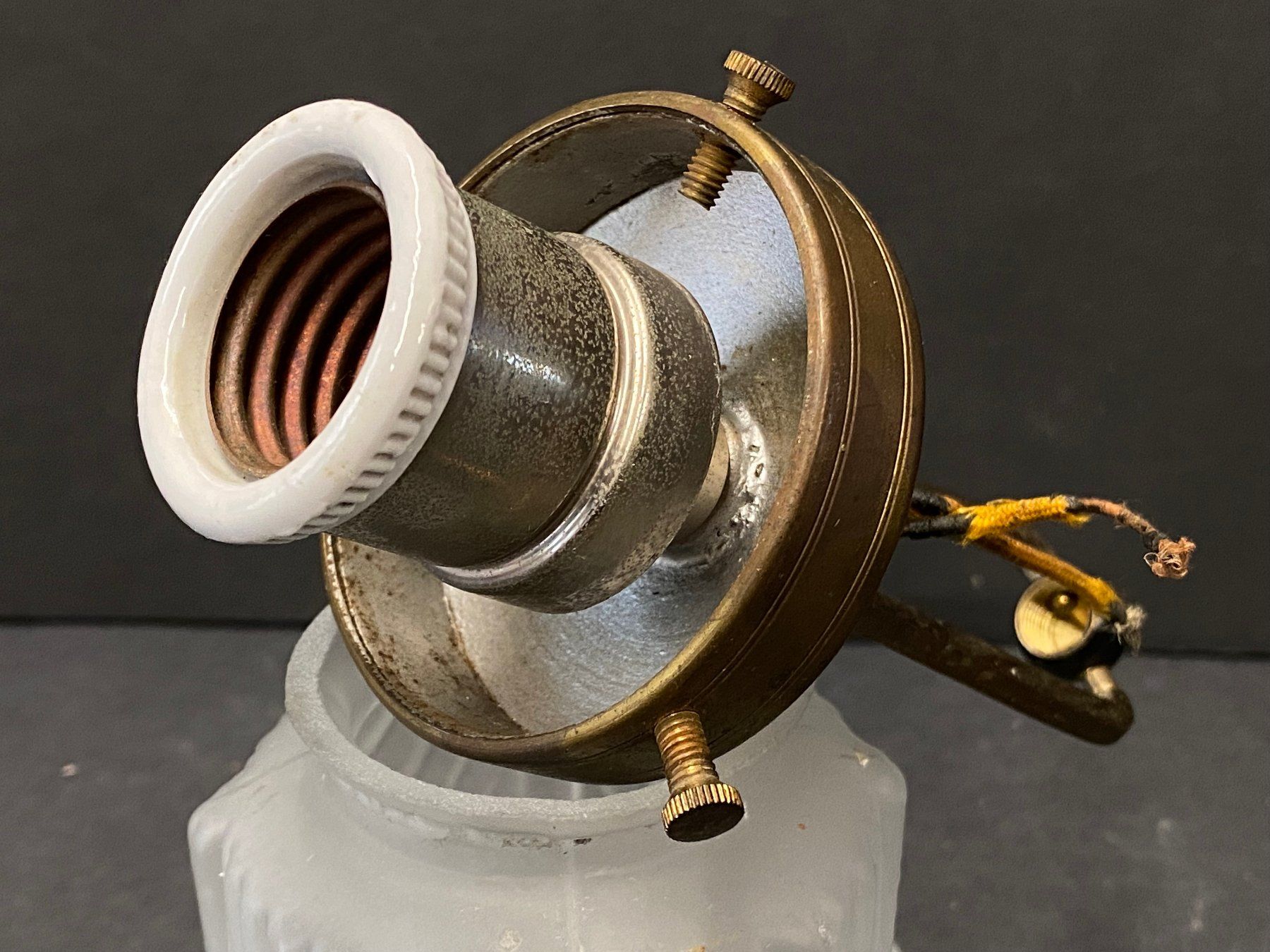 Lampade: Schöne Jugendstil Lampe, Hängelampe – Usato da Schaffhausen venduto da vintageville 6