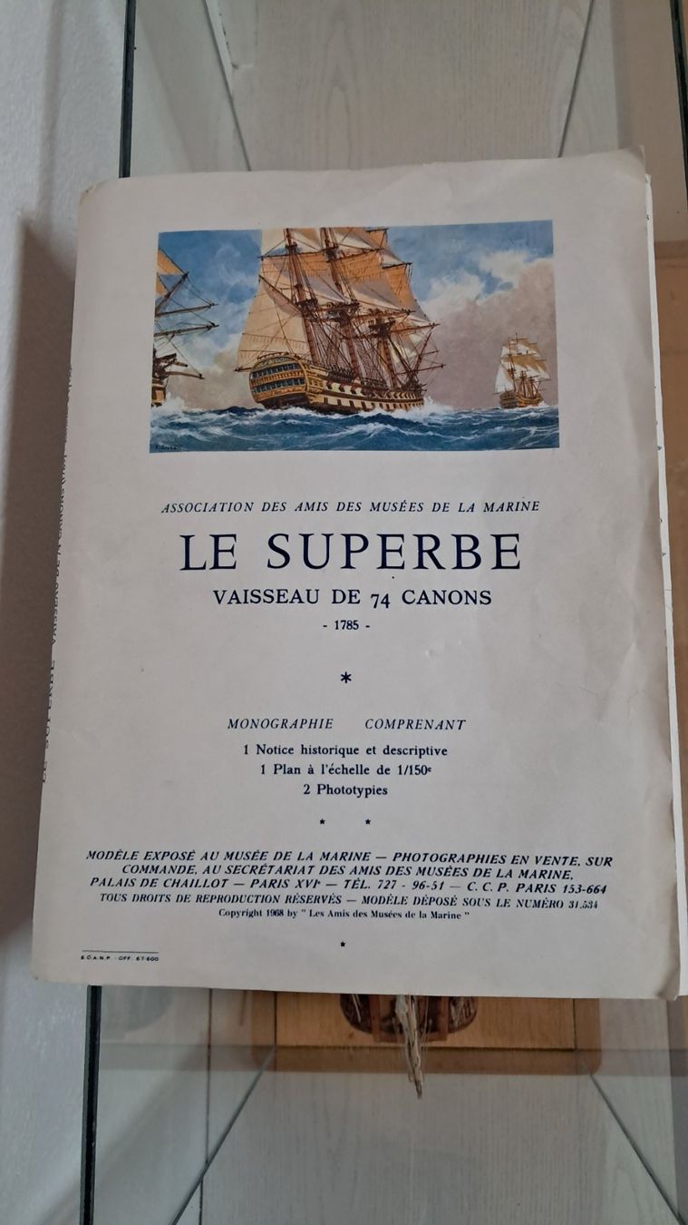 Kit di modellismo & Modellini statici: Modellschiff Le Superbe 1:150 1785 "1967" – Nuovo (secondo la descrizione) da Lufingen venduto da E-Auktion 5