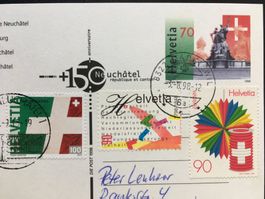 150 + 200 Jh Kanton Neuenburg + 150 Jahre Bundesverfassung