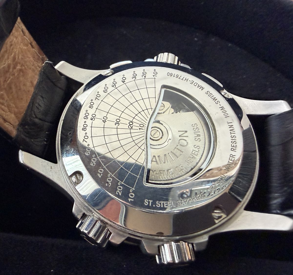 Hamilton Uhren: Hamilton Khaki Automatic X-Wind Chronograph gebraucht – Gebraucht aus Sennwald von robbo911 3