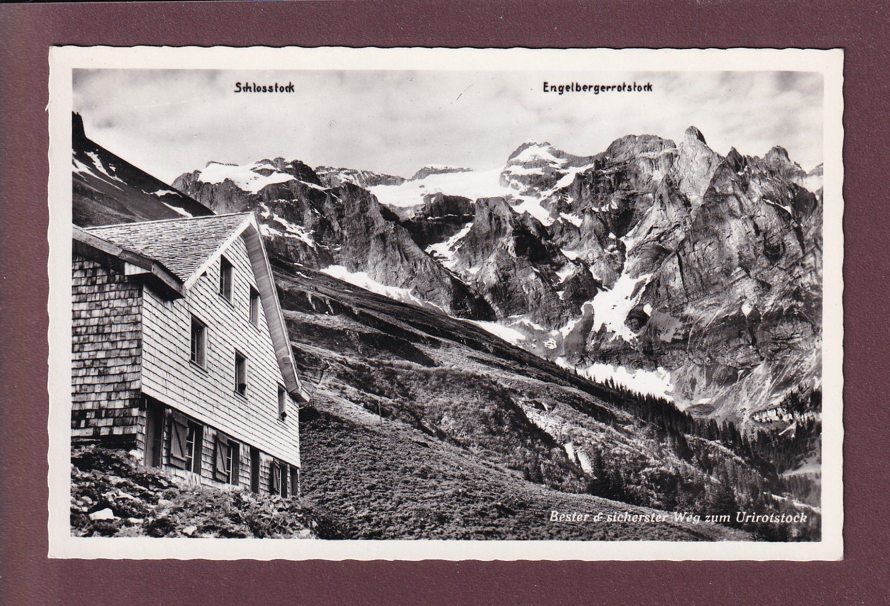 Cartoline postali: Weg zum URIROTSTOCK – Usato da Pully venduto da nicecards